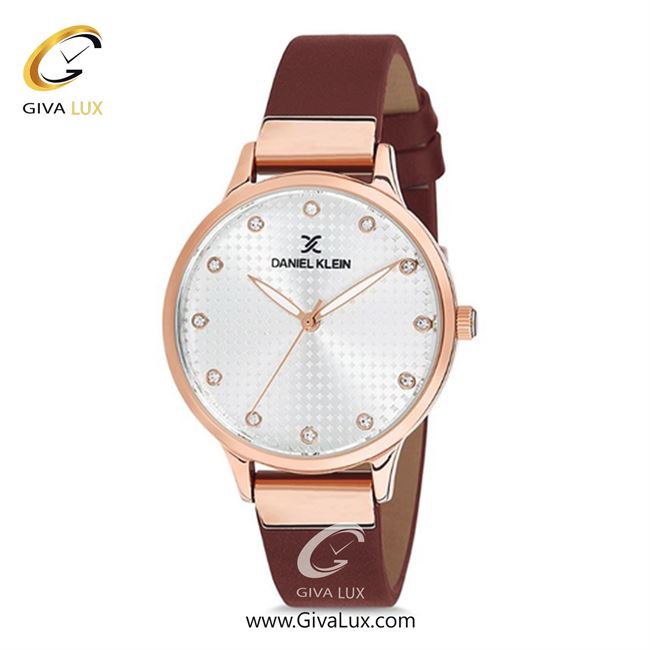 ساعت مچی اورجینال زنانه دنیل کلین رزگلد | قهوه ای| نقره ای| کد رفرنس DK12039-4