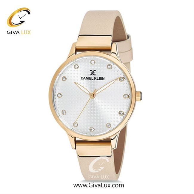 ساعت مچی اورجینال زنانه دنیل کلین طلایی | کرم| نقره ای| کد رفرنس DK12039-5