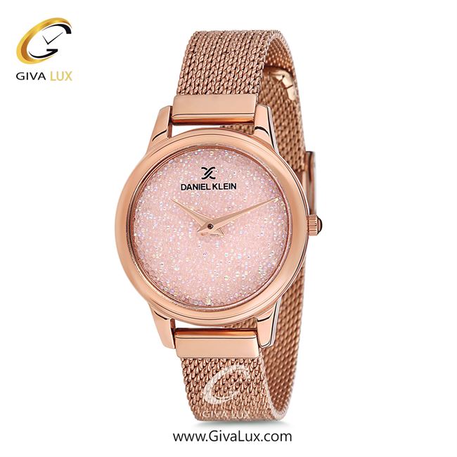 ساعت مچی اورجینال زنانه دنیل کلین رزگلد | رزگلد| هفت رنگ-صورتی| کد رفرنس DK12040-2