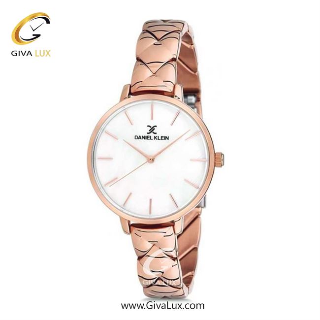 ساعت مچی اورجینال زنانه دنیل کلین رزگلد | رزگلد| سفید| کد رفرنس DK12041-2
