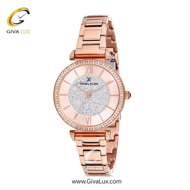 ساعت مچی اورجینال زنانه دنیل کلین رزگلد | رزگلد| رزگلد-نقره ای| کد رفرنس DK12042-2