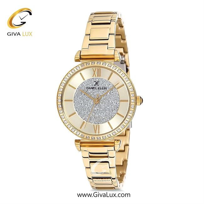 ساعت مچی اورجینال زنانه دنیل کلین طلایی | طلایی| نقره ای-طلایی| کد رفرنس DK12042-3