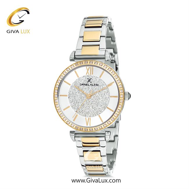 ساعت مچی اورجینال زنانه دنیل کلین طلایی | طلایی-نقره ای| نقره ای| کد رفرنس DK12042-4