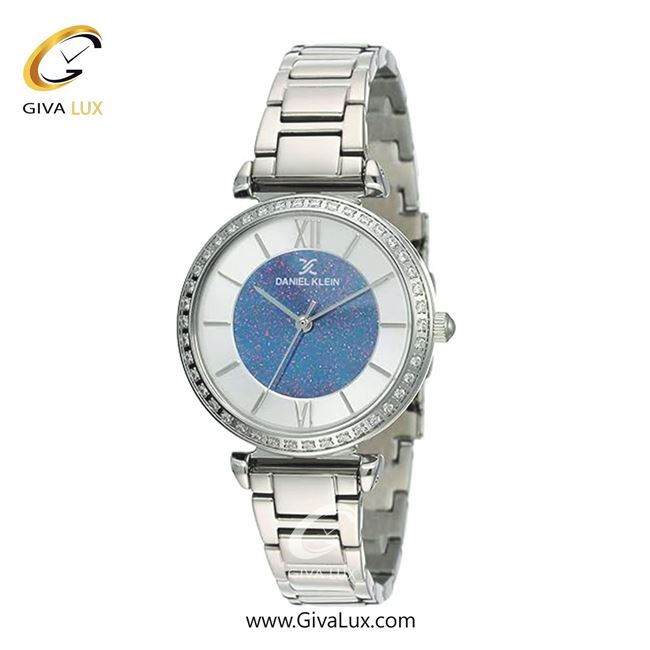ساعت مچی اورجینال زنانه دنیل کلین نقره ای | نقره ای| آبی-نقره ای| کد رفرنس DK12042-7