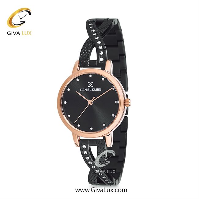 ساعت مچی اورجینال زنانه دنیل کلین رزگلد | مشکی| مشکی| کد رفرنس DK12043-7
