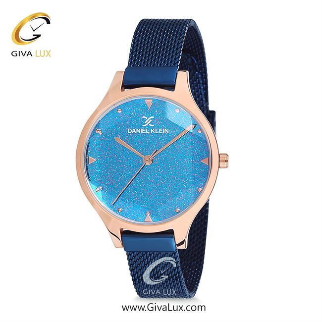 ساعت مچی اورجینال زنانه دنیل کلین رزگلد | سرمه ای| آبی-هفت رنگ| کد رفرنس DK12044-5