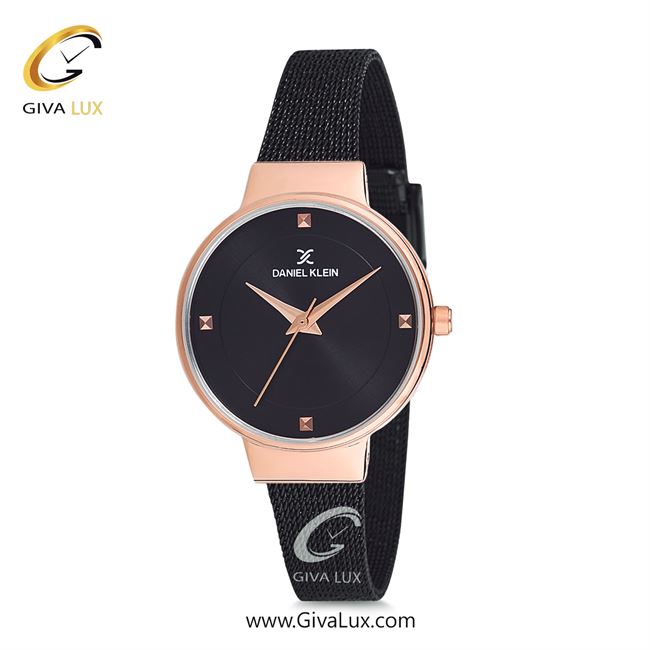 ساعت مچی اورجینال زنانه دنیل کلین رزگلد | مشکی| مشکی| کد رفرنس DK12046-5