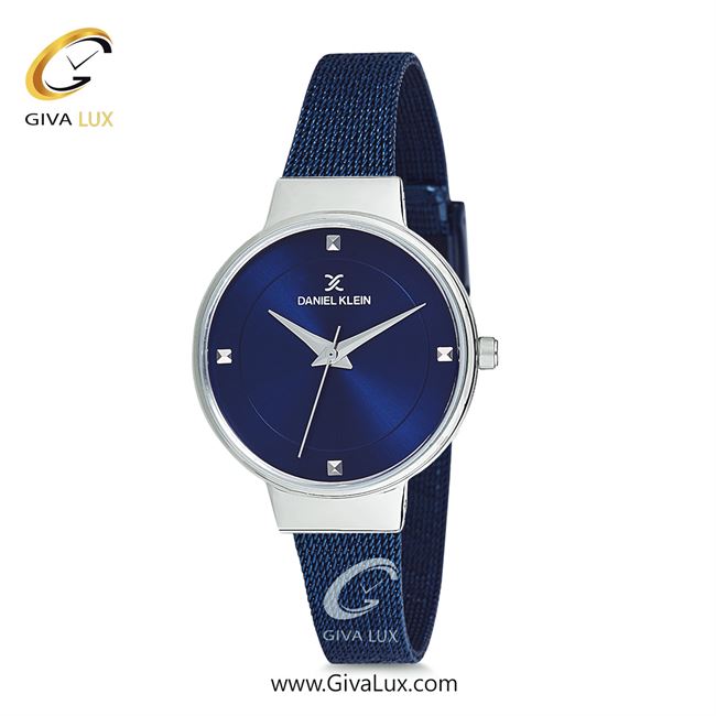 ساعت مچی اورجینال زنانه دنیل کلین نقره ای | سرمه ای| سرمه ای| کد رفرنس DK12046-7