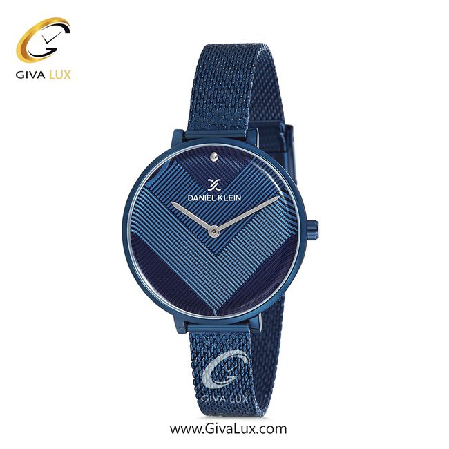 ساعت مچی اورجینال زنانه دنیل کلین سرمه ای | سرمه ای| سرمه ای-گلدار/طرحدار| کد رفرنس DK12049-6