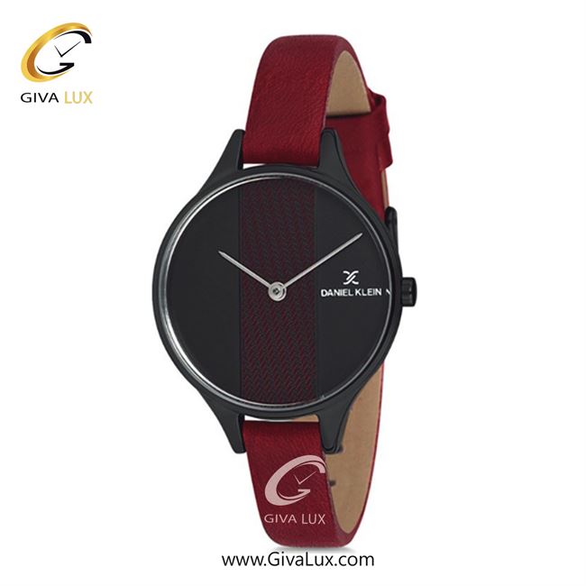 ساعت مچی اورجینال زنانه دنیل کلین مشکی | قرمز| مشکی-گلدار/طرحدار| کد رفرنس DK12050-6
