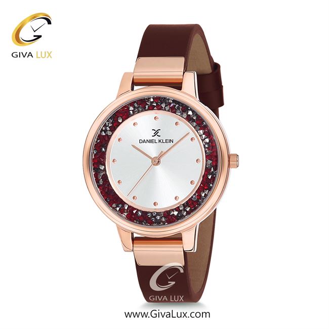 ساعت مچی اورجینال زنانه دنیل کلین رزگلد | قهوه ای| نقره ای| کد رفرنس DK12051-2