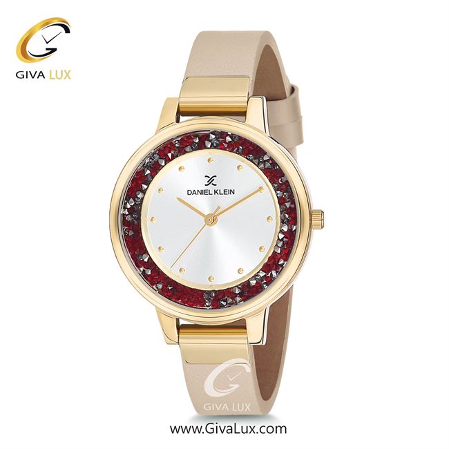 ساعت مچی اورجینال زنانه دنیل کلین طلایی | کرم| نقره ای| کد رفرنس DK12051-3