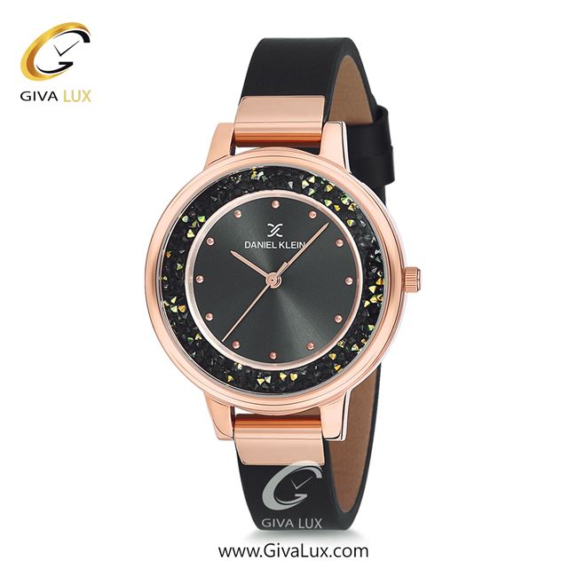 ساعت مچی اورجینال زنانه دنیل کلین رزگلد | مشکی| مشکی| کد رفرنس DK12051-5
