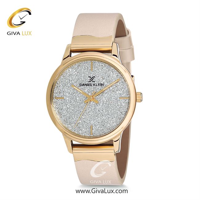 ساعت مچی اورجینال زنانه دنیل کلین طلایی | کرم| نقره ای| کد رفرنس DK12052-3