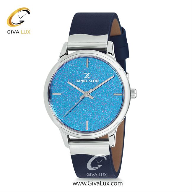 ساعت مچی اورجینال زنانه دنیل کلین نقره ای | سرمه ای| آبی| کد رفرنس DK12052-7
