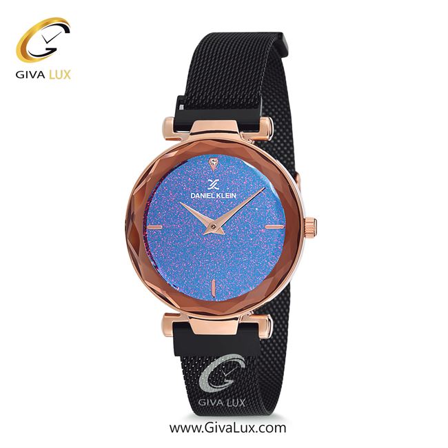ساعت مچی اورجینال زنانه دنیل کلین رزگلد | مشکی| آبی| کد رفرنس DK12057-5