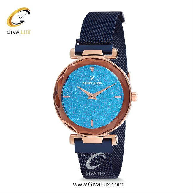 ساعت مچی اورجینال زنانه دنیل کلین رزگلد | سرمه ای| آبی| کد رفرنس DK12057-6