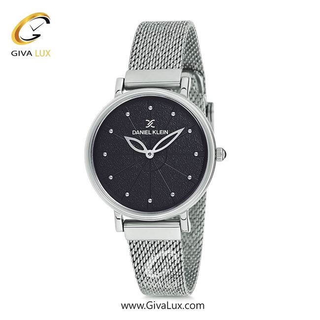 ساعت مچی اورجینال زنانه دنیل کلین نقره ای | نقره ای| مشکی| کد رفرنس DK12058-6