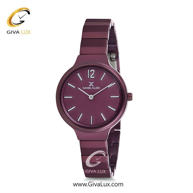 ساعت مچی اورجینال زنانه دنیل کلین زرشکی | زرشکی| زرشکی| کد رفرنس DK12062-6