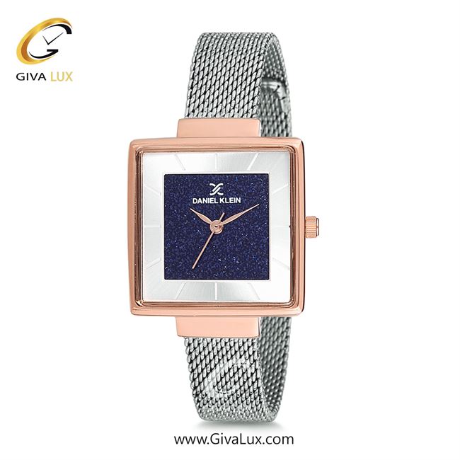 ساعت مچی اورجینال زنانه دنیل کلین رزگلد | نقره ای| سرمه ای-نقره ای| کد رفرنس DK12063-7
