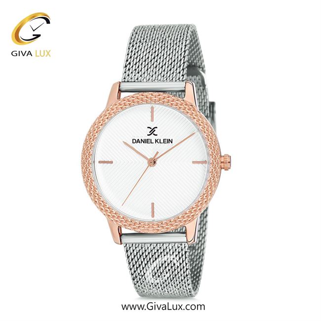 ساعت مچی اورجینال زنانه دنیل کلین رزگلد | نقره ای| سفید| کد رفرنس DK12065-2