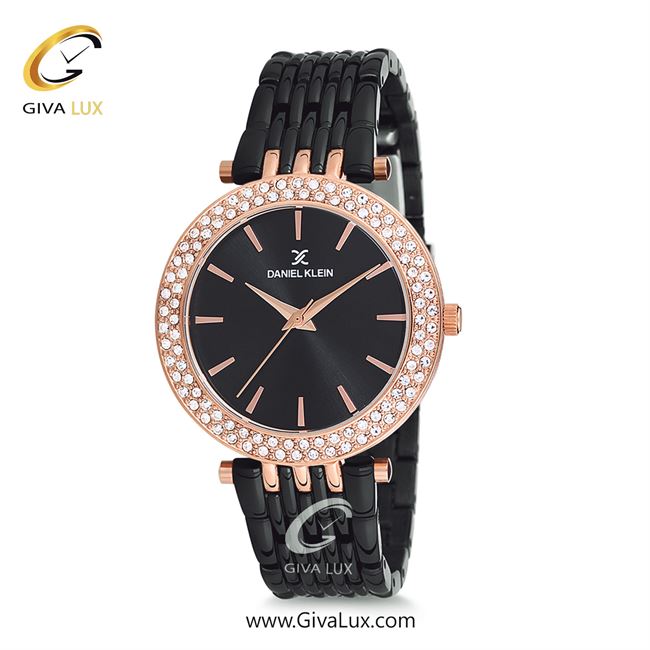 ساعت مچی اورجینال زنانه دنیل کلین رزگلد | مشکی| مشکی| کد رفرنس DK12066-5