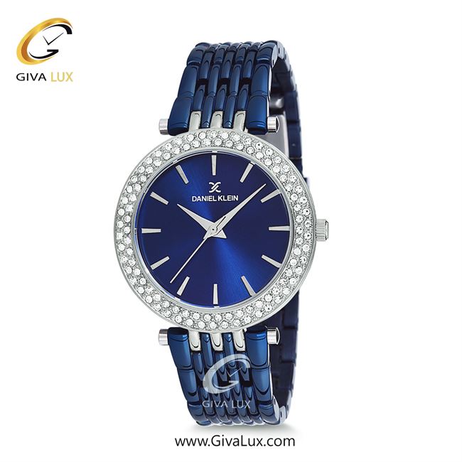 ساعت مچی اورجینال زنانه دنیل کلین نقره ای | سرمه ای| سرمه ای| کد رفرنس DK12066-6