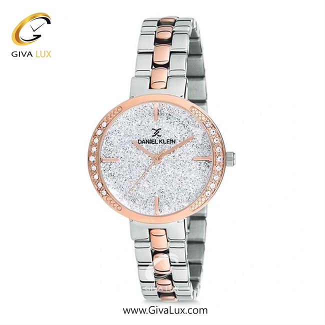 ساعت مچی اورجینال زنانه دنیل کلین رزگلد | رزگلد-نقره ای| نقره ای| کد رفرنس DK12068-4