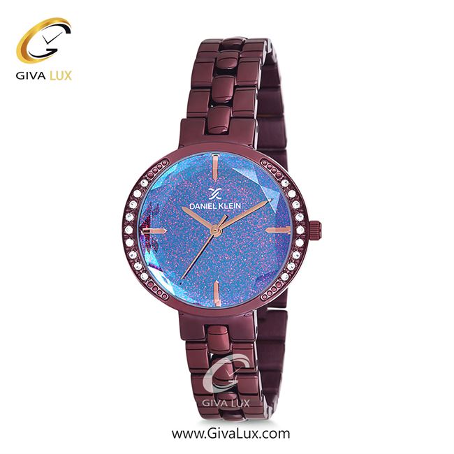 ساعت مچی اورجینال زنانه دنیل کلین زرشکی | زرشکی| آبی| کد رفرنس DK12068-5