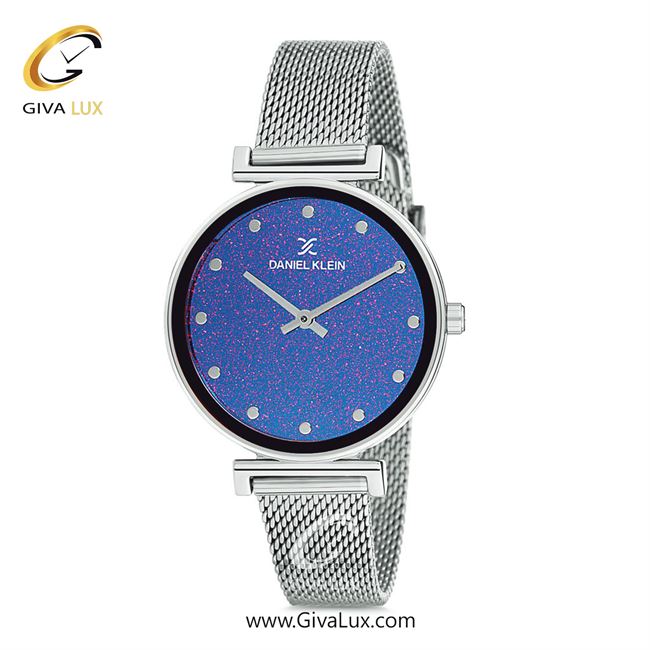 ساعت مچی اورجینال زنانه دنیل کلین نقره ای | نقره ای| هفت رنگ-آبی| کد رفرنس DK12070-1