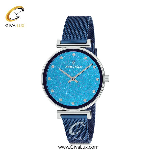 ساعت مچی اورجینال زنانه دنیل کلین نقره ای | سرمه ای| هفت رنگ-آبی| کد رفرنس DK12070-2