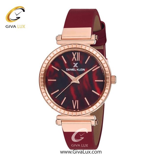 ساعت مچی اورجینال زنانه دنیل کلین رزگلد | قرمز| قرمز| کد رفرنس DK12071-7