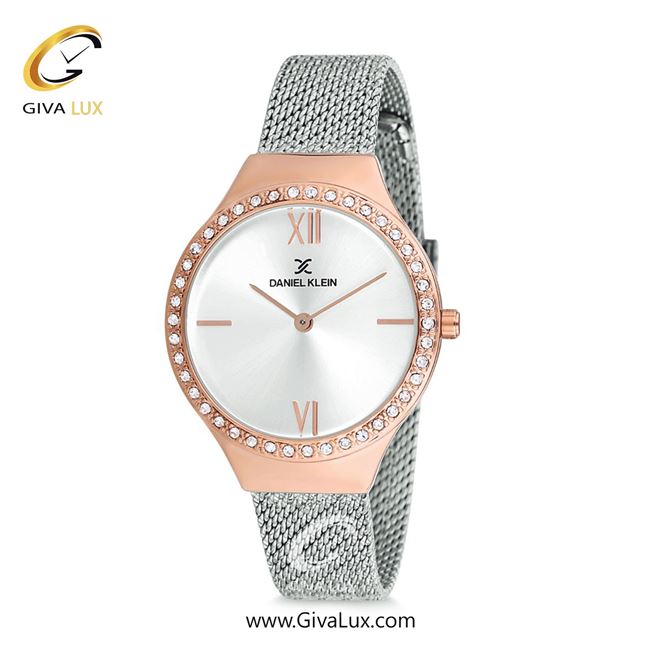 ساعت مچی اورجینال زنانه دنیل کلین رزگلد | نقره ای| نقره ای| کد رفرنس DK12075-4