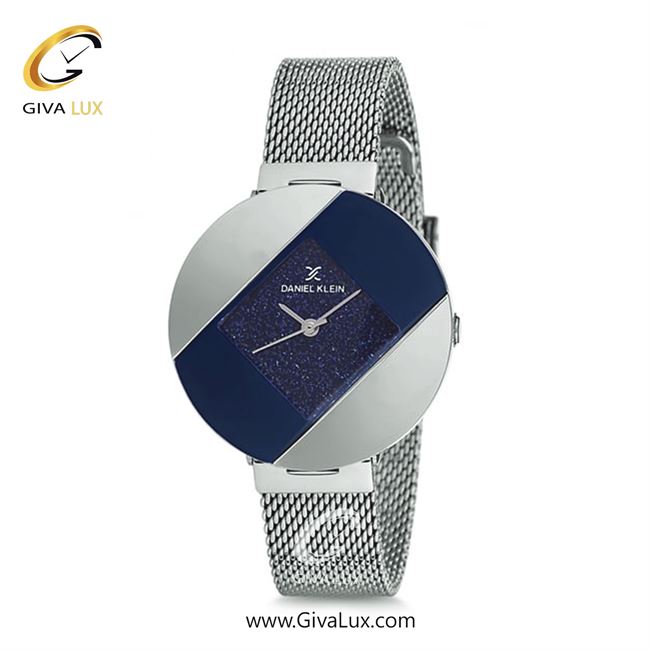 ساعت مچی اورجینال زنانه دنیل کلین نقره ای | نقره ای| نقره ای-سرمه ای| کد رفرنس DK12077-2