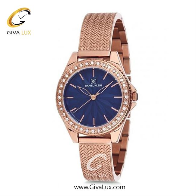 ساعت مچی اورجینال زنانه دنیل کلین رزگلد | رزگلد| سرمه ای| کد رفرنس DK12080-6