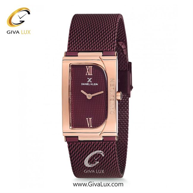 ساعت مچی اورجینال زنانه دنیل کلین رزگلد | زرشکی| زرشکی| کد رفرنس DK12082-6