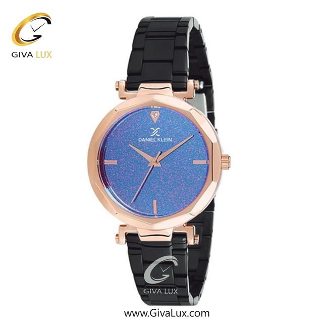 ساعت مچی اورجینال زنانه دنیل کلین رزگلد | مشکی| آبی| کد رفرنس DK12083-6