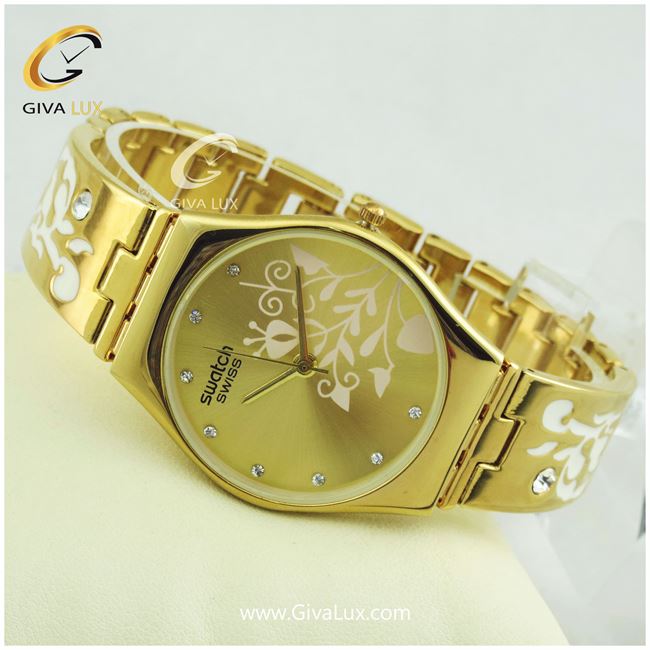 ساعت مچی بند فلزی زنانه برند سواچ