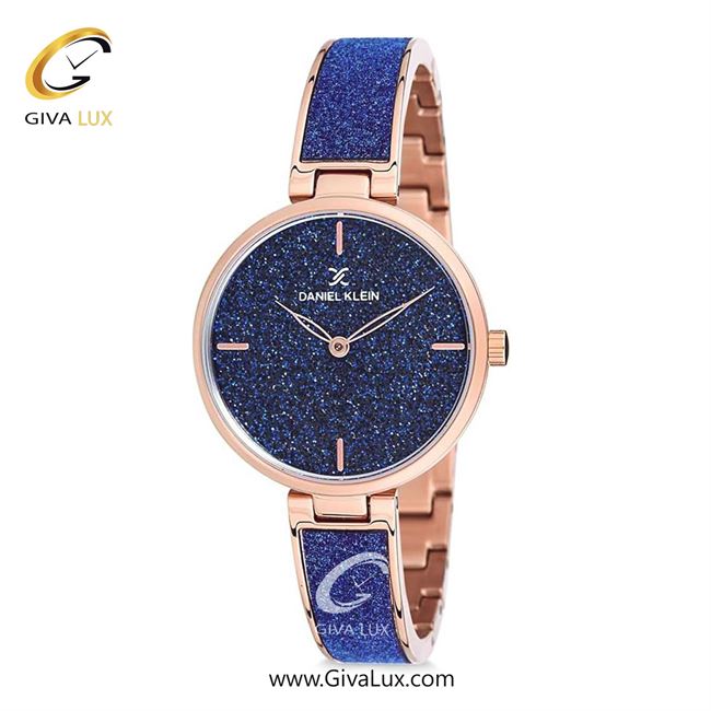 ساعت مچی اورجینال زنانه دنیل کلین رزگلد | رزگلد-آبی کاربنی| سرمه ای| کد رفرنس DK12088-6