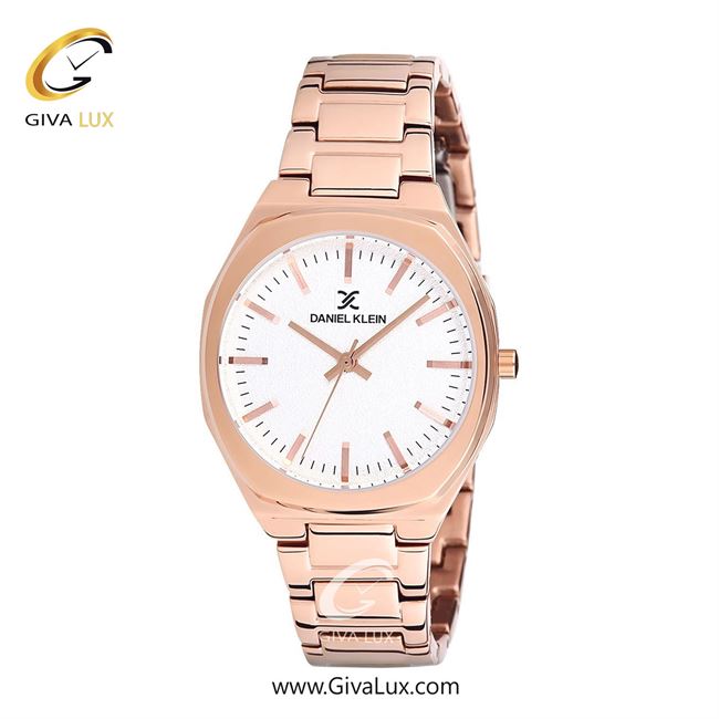 ساعت مچی اورجینال زنانه دنیل کلین رزگلد | رزگلد| سفید| کد رفرنس DK12089-1