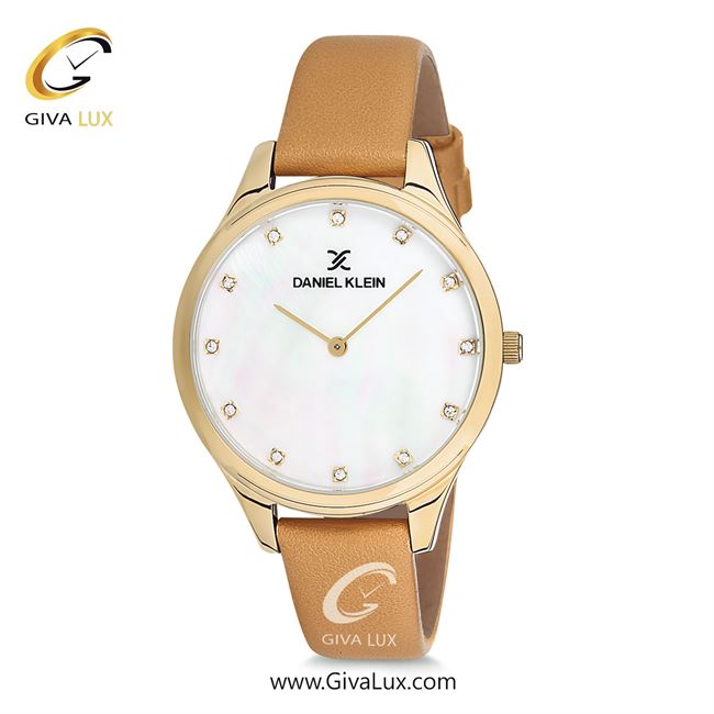 ساعت مچی اورجینال زنانه دنیل کلین طلایی | عسلی| نقره ای-هفت رنگ| کد رفرنس DK12091-3