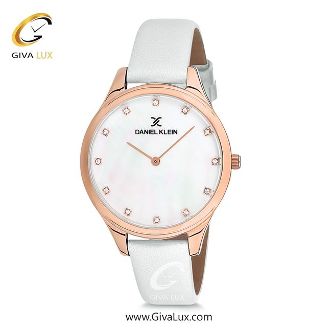 ساعت مچی اورجینال زنانه دنیل کلین رزگلد | سفید| نقره ای-هفت رنگ| کد رفرنس DK12091-4