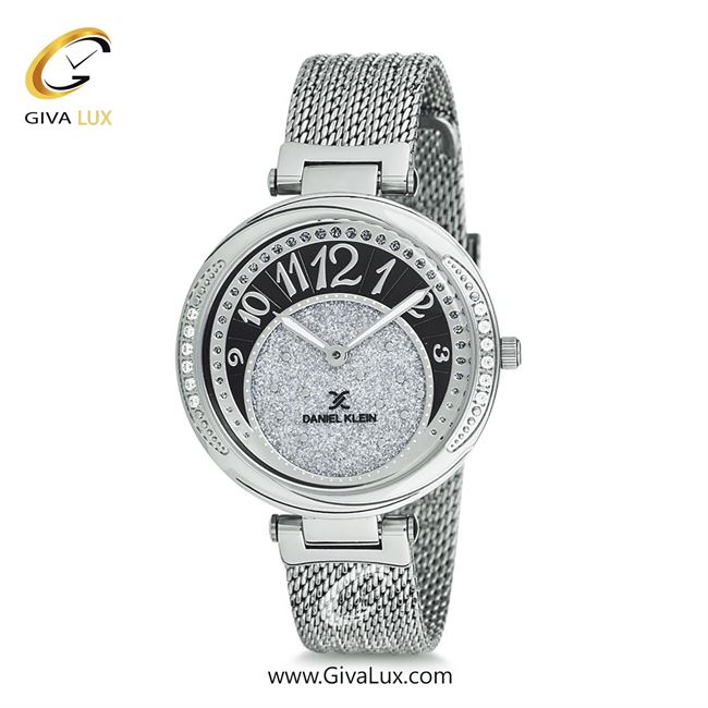 ساعت مچی اورجینال زنانه دنیل کلین نقره ای | نقره ای| مشکی-نقره ای| کد رفرنس DK12094-5