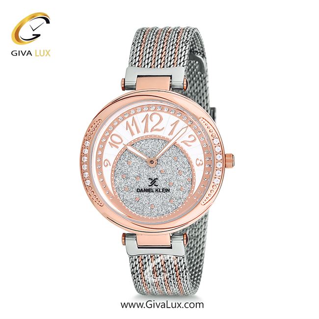 ساعت مچی اورجینال زنانه دنیل کلین رزگلد | رزگلد-نقره ای| نقره ای| کد رفرنس DK12094-6