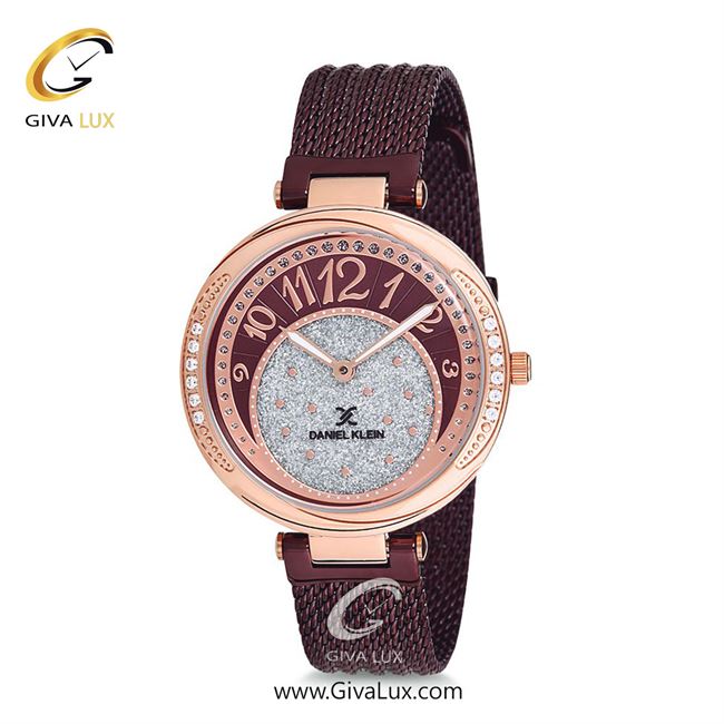 ساعت مچی اورجینال زنانه دنیل کلین رزگلد | زرشکی| زرشکی-نقره ای| کد رفرنس DK12094-7