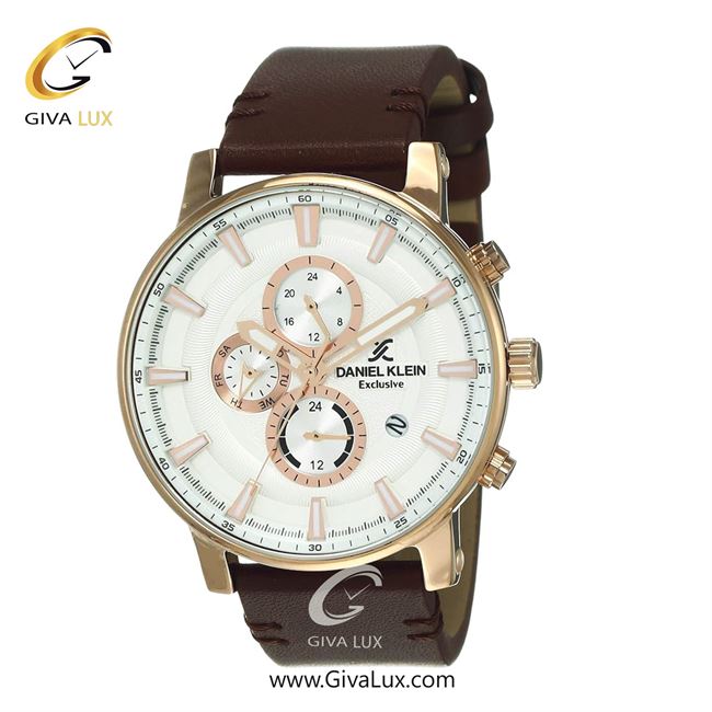ساعت مچی اورجینال مردانه دنیل کلین سه موتوره فول تایم طلایی | قهوه ای| نقره ای| کد رفرنس DK12103-4