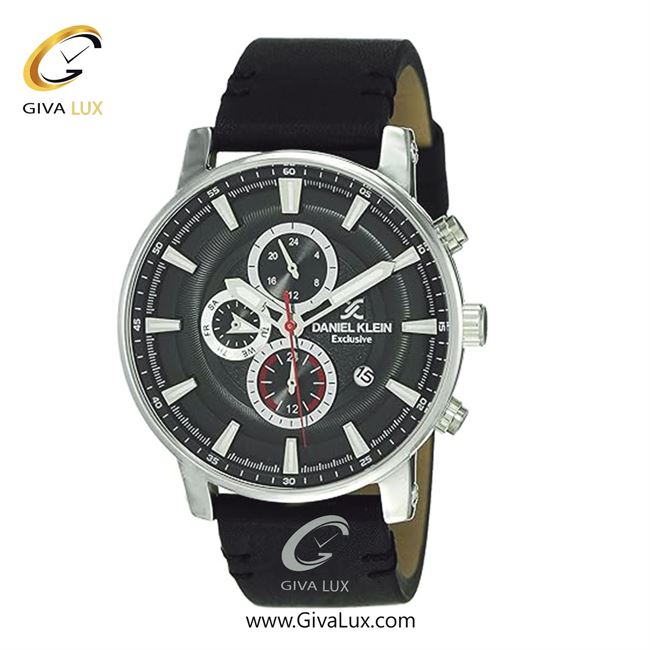 ساعت مچی اورجینال مردانه دنیل کلین سه موتوره فول تایم نقره ای | مشکی| مشکی| کد رفرنس DK12103-6