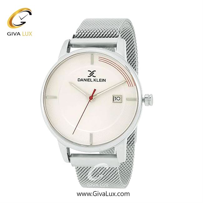 ساعت مچی اورجینال مردانه دنیل کلین نقره ای | نقره ای| کرم| کد رفرنس DK12105-1