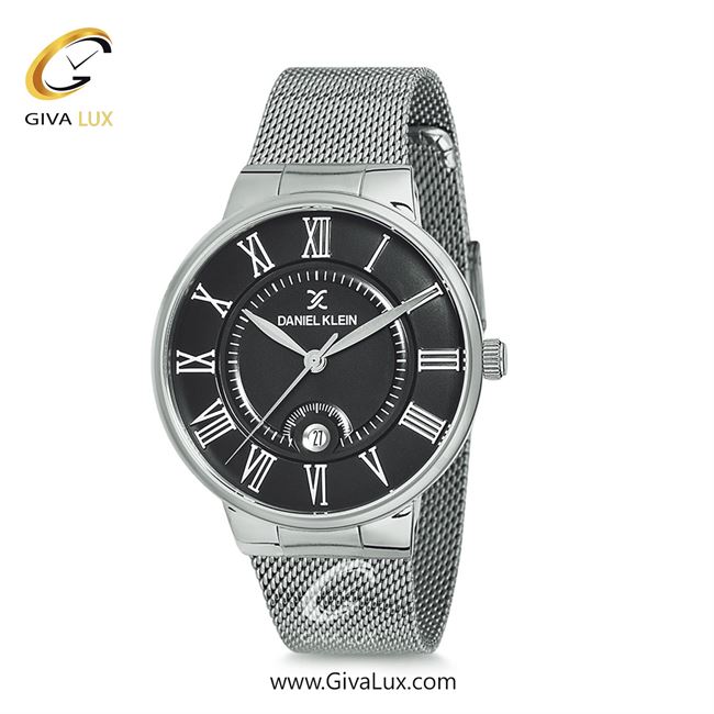 ساعت مچی اورجینال مردانه دنیل کلین نقره ای | نقره ای| مشکی| کد رفرنس DK12112-1