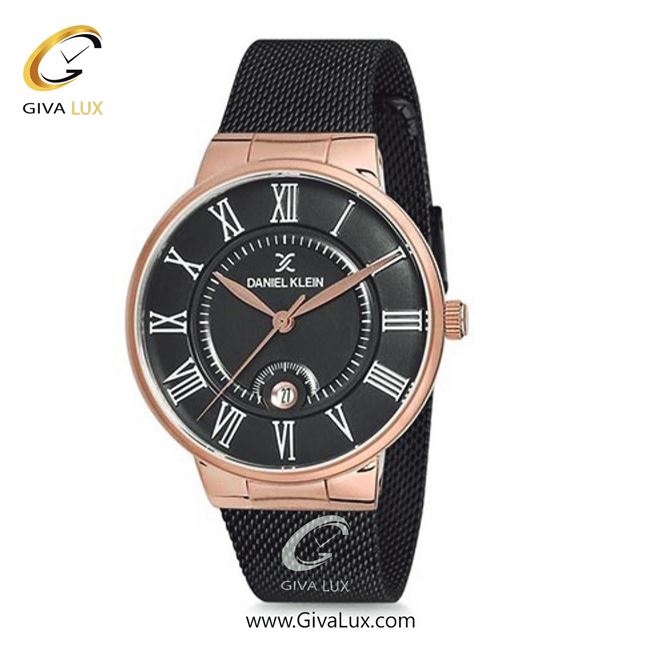 ساعت مچی اورجینال مردانه دنیل کلین رزگلد | مشکی| مشکی| کد رفرنس DK12112-5